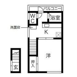 灘駅 徒歩5分 2階の物件間取画像